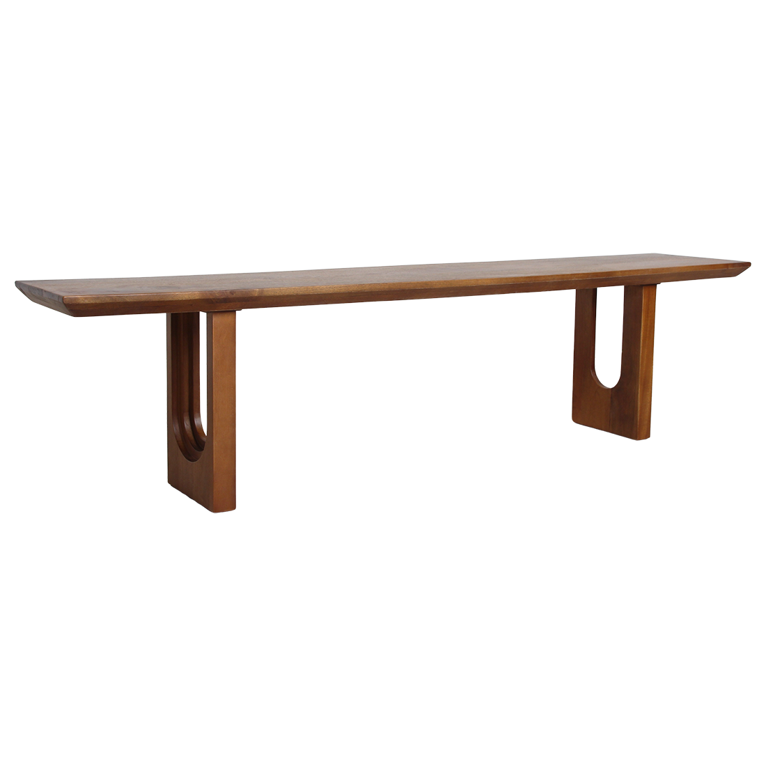Banc en bois de manguier brun angles arrondis salle à manger – 180 cm