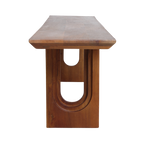 Banc en bois de manguier brun angles arrondis salle à manger – 180 cm