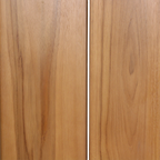 Banc en teck élégant beige intérieur extérieur – 120x35 cm
