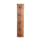 Étagère en bois recyclé marron à montants épais – 100x37 cm