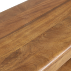 Étagère en bois de manguier brun aux bords arrondis – 100x38 cm