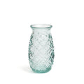 Verre à ananas en verre recyclé – Bleu profond – H15 cm