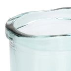 Vase en verre recyclé bleu 36 cm – Design épuré