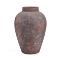 Vase amphore en terracotta patinée bordeaux – H70 cm - XXL