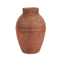 Vase amphore en terre cuite terracotta patinée – H40 cm - L