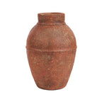 Vase amphore en terre cuite terracotta patinée – H40 cm - L