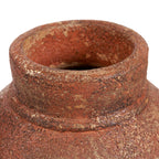 Vase amphore en terre cuite terracotta patinée – H40 cm - L