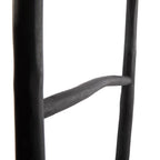 Échelle décorative en teck noir 165 cm pour serviettes
