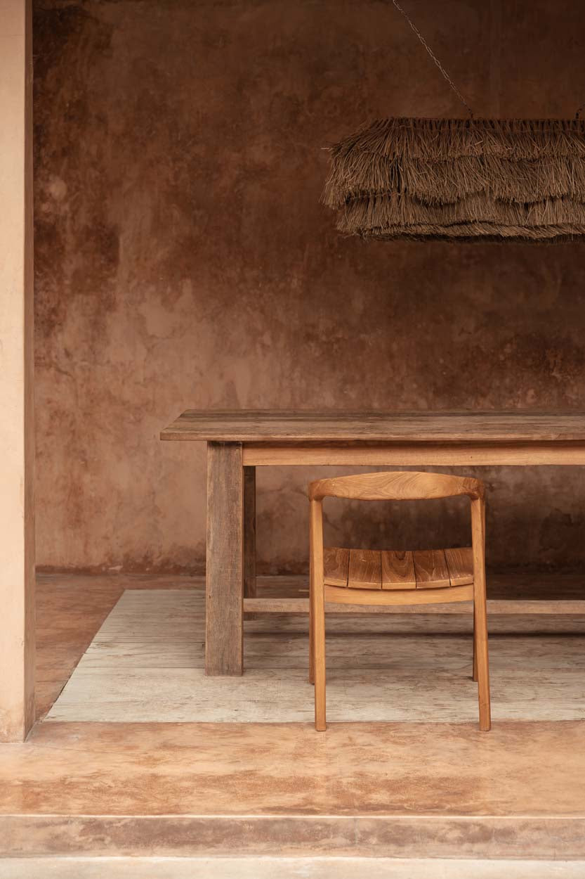Hängeleuchte mit Fransen aus Naturfasern in Strohbeige – 140x60 cm