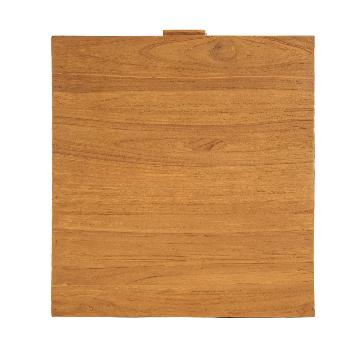 Chevet en teck et rotin naturel pour chambre 2 tiroirs – 51x48 cm