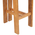 Tabouret de bar en teck naturel 108 cm intérieur/extérieur