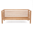 Canapé modulaire 2 places en teck recyclé naturel 160cm