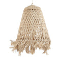 Suspension conique en abaca naturel – Ø63 cm