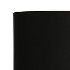 Abat-jour cylindrique en lin noir intérieur doré E27 – Ø20 cm