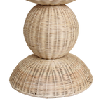 Lampadaire en rotin naturel pour salon – H140 cm