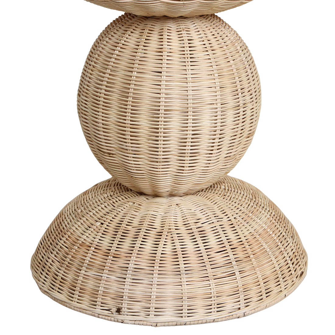 Lampadaire en rotin naturel pour salon – H140 cm