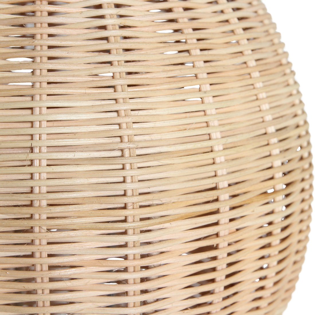 Lampadaire en rotin naturel pour salon – H140 cm