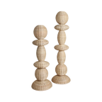Lampadaire en rotin naturel pour salon – H140 cm
