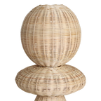 Lampadaire en rotin naturel pour salon – H140 cm