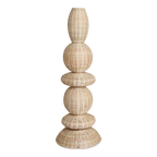 Lampadaire en rotin naturel pour salon – H140 cm