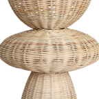 Lampadaire en rotin naturel pour salon – H140 cm