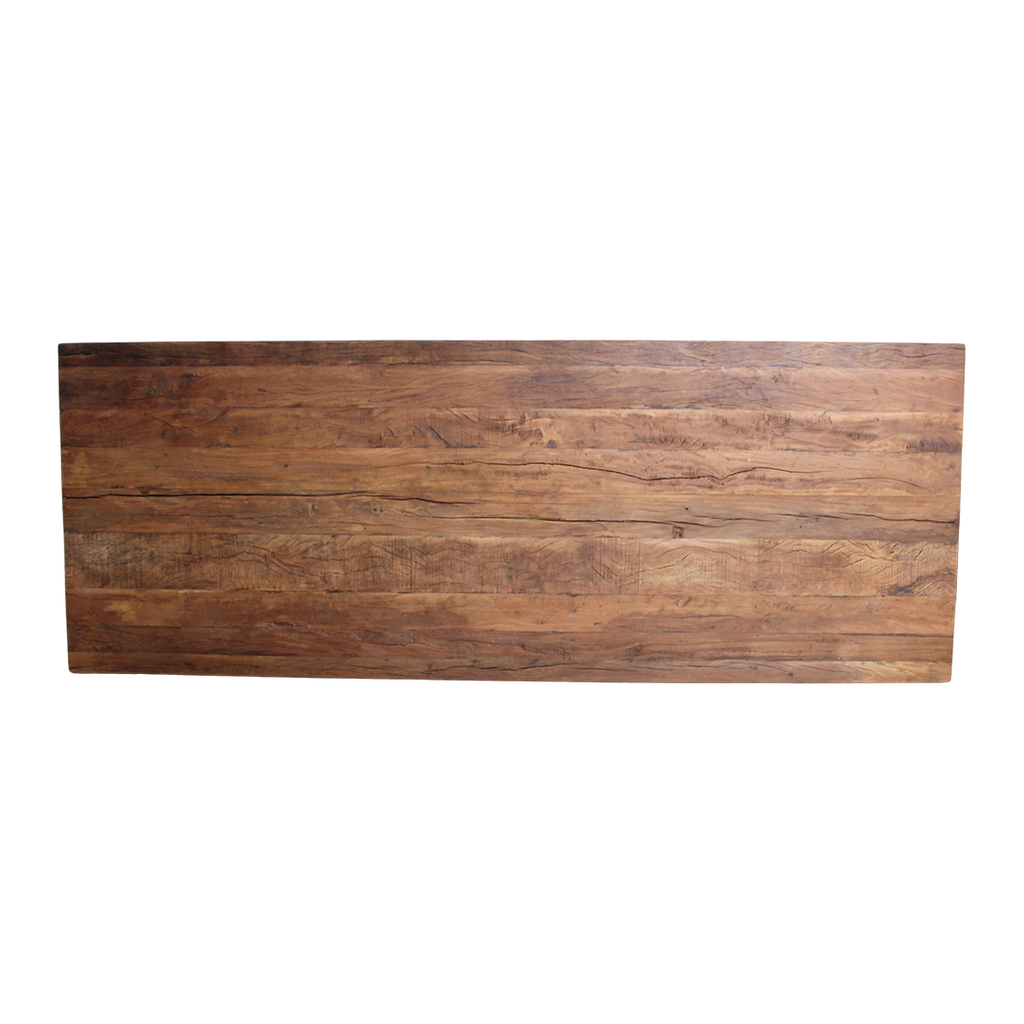 Table à manger en bois recyclé naturel pour salle à manger – 240x90 cm