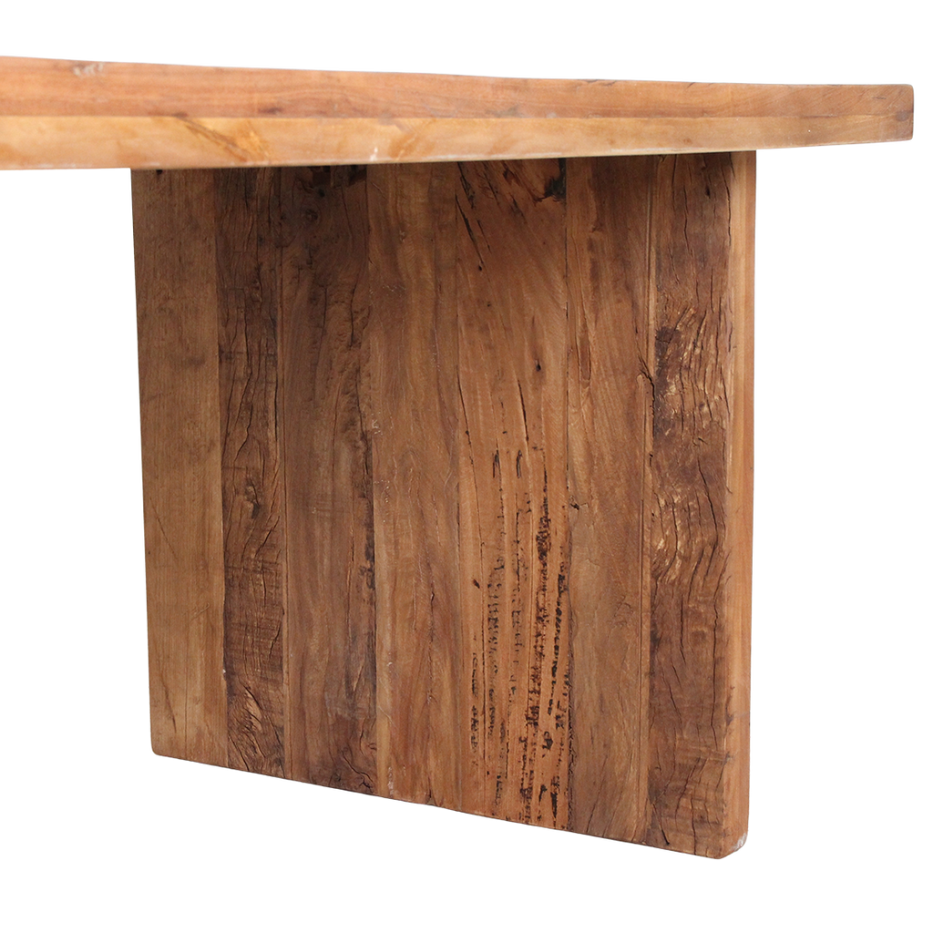 Table à manger en bois recyclé naturel pour salle à manger – 240x90 cm