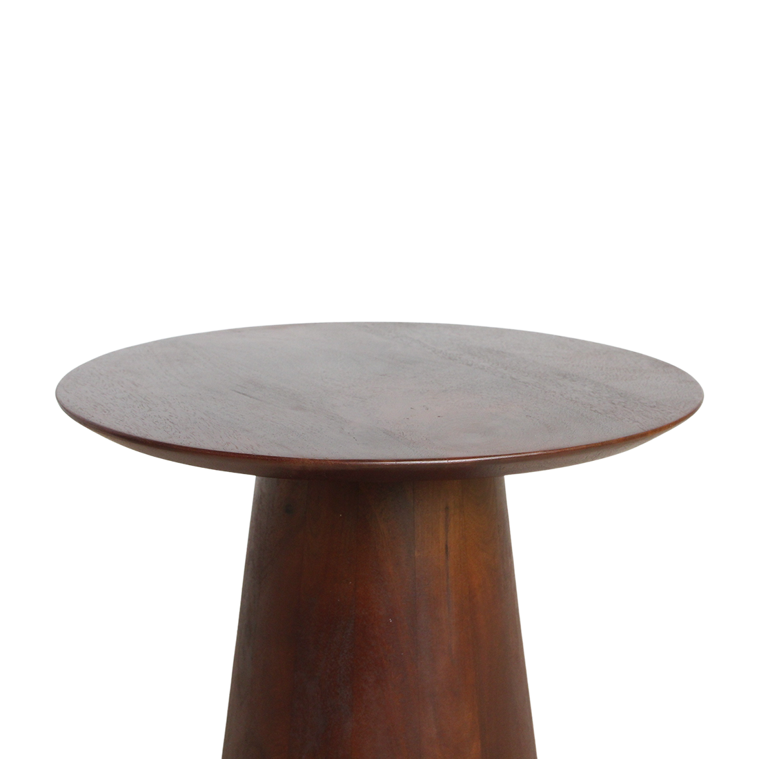 Table d’appoint ronde en bois de manguier brun – Ø50 cm