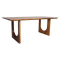 Table à manger en manguier brun moderne – 240x90 cm
