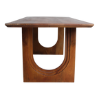 Table à manger en manguier brun moderne – 240x90 cm