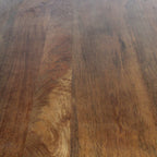 Table en bois de manguier brun sculpturale – 240x90 cm
