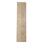 Table console pliante en bois recyclé clair avec ferrures noires – 170x40 cm