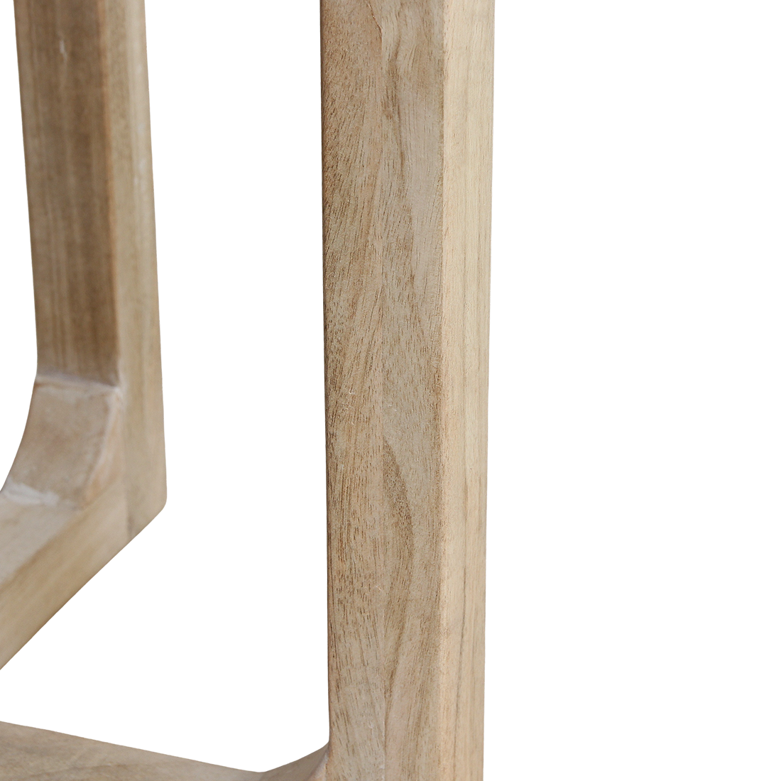 Table d'appoint marbre rouge veiné blanc piètement bois clair – Ø50 cm