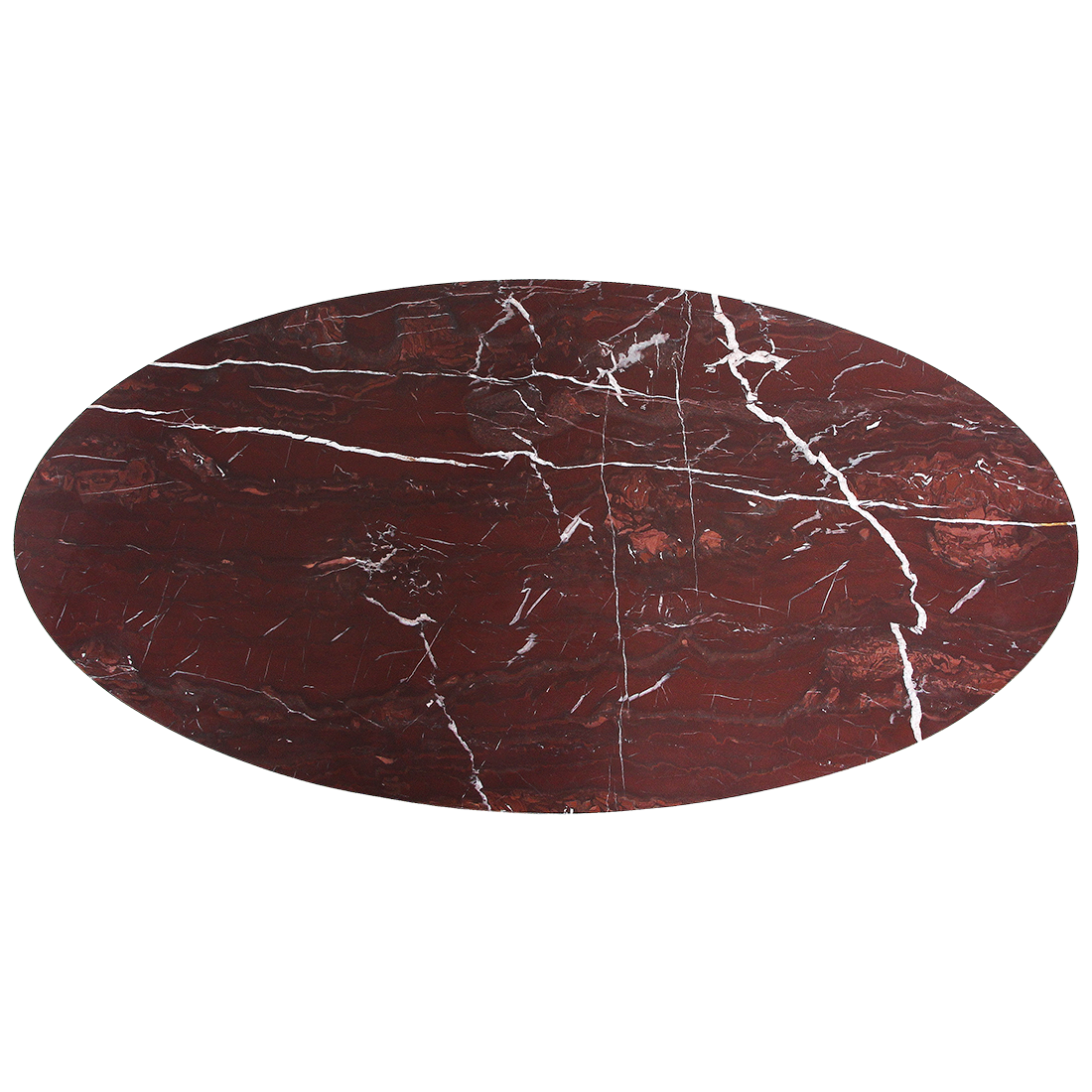 Table basse marbre bordeaux veiné bois clair salon – 120x65 cm