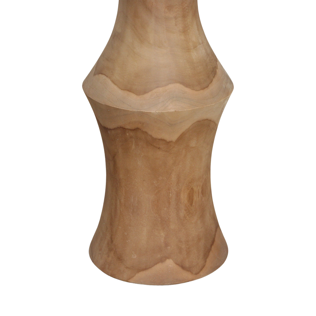 Table d'appoint teck recyclé naturel ronde – 50x50x60 cm