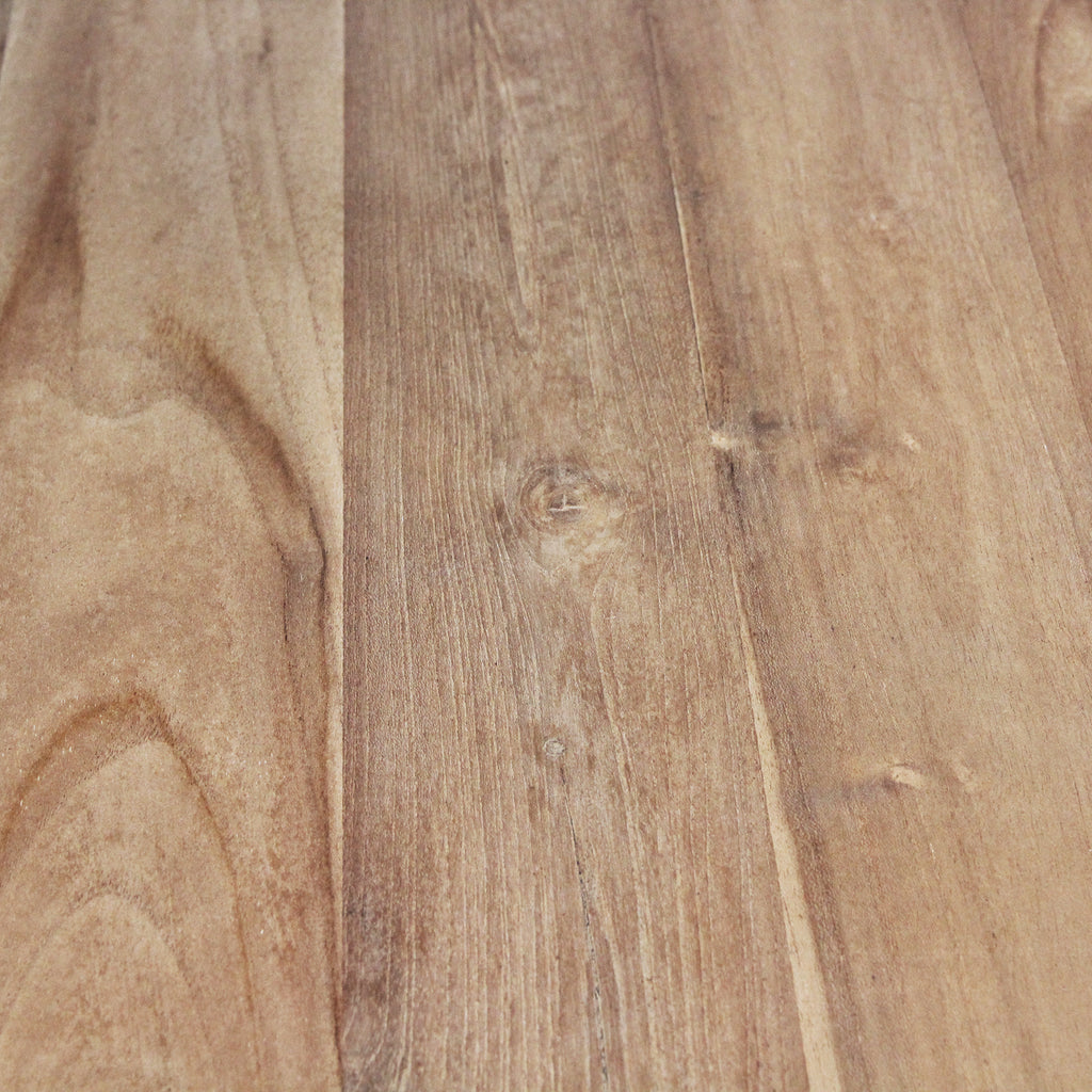 Table à manger en teck recyclé naturel oblong – 240x100 cm