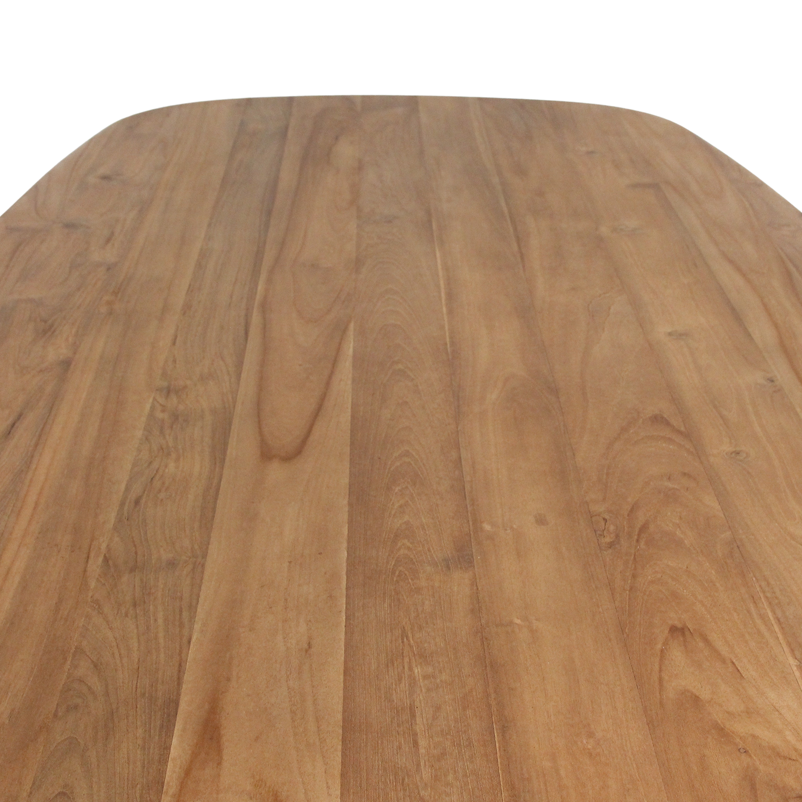 Table à manger en teck recyclé naturel oblong – 240x100 cm