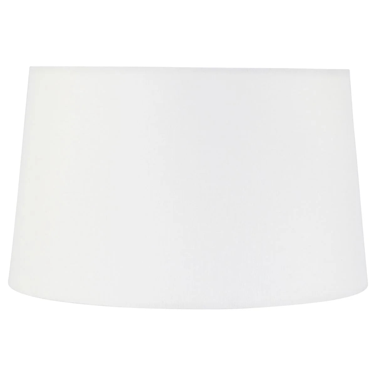Abat-jour cylindrique en tissu blanc pour intérieur, diamètre 30 cm