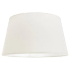 Abat-jour cylindrique en tissu crème pour intérieur, diamètre 30 cm