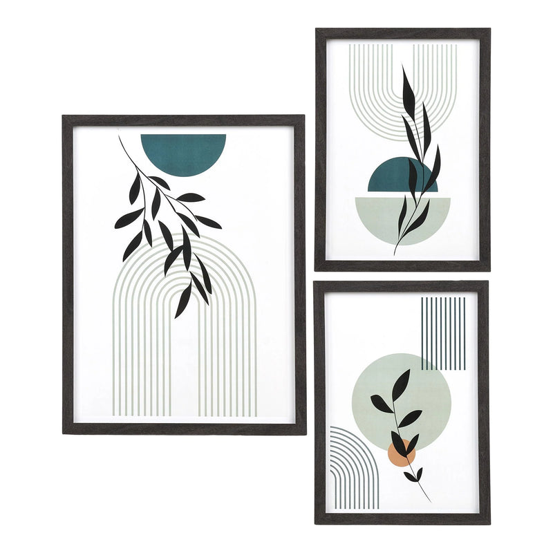 Affiche bohème avec cadre – Set de 3