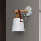Applique murale bois scandinave blanche