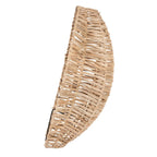 Applique murale en raphia plié 40 cm naturelle