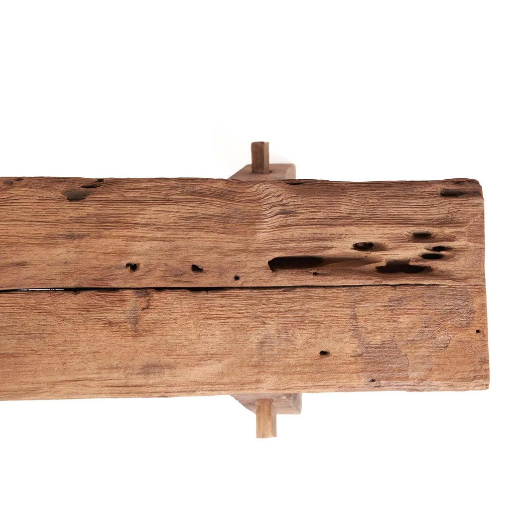 Banc en teck massif 150 cm pour entrée ou chambre