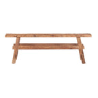 Banc en teck massif 150 cm pour entrée ou chambre
