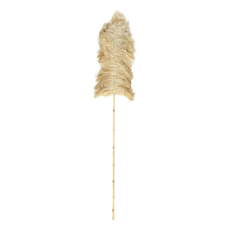 Branche déco en raphia et palmier naturel