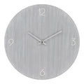 Horloge murale ronde en MDF gris clair ø40 cm silencieuse