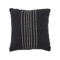 Housse de coussin coton noir et blanc 50x50 cm