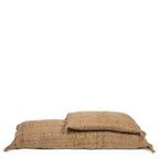 Sandbags en toile de jute pour housse de coussin rectangulaire marron 35x100 cm