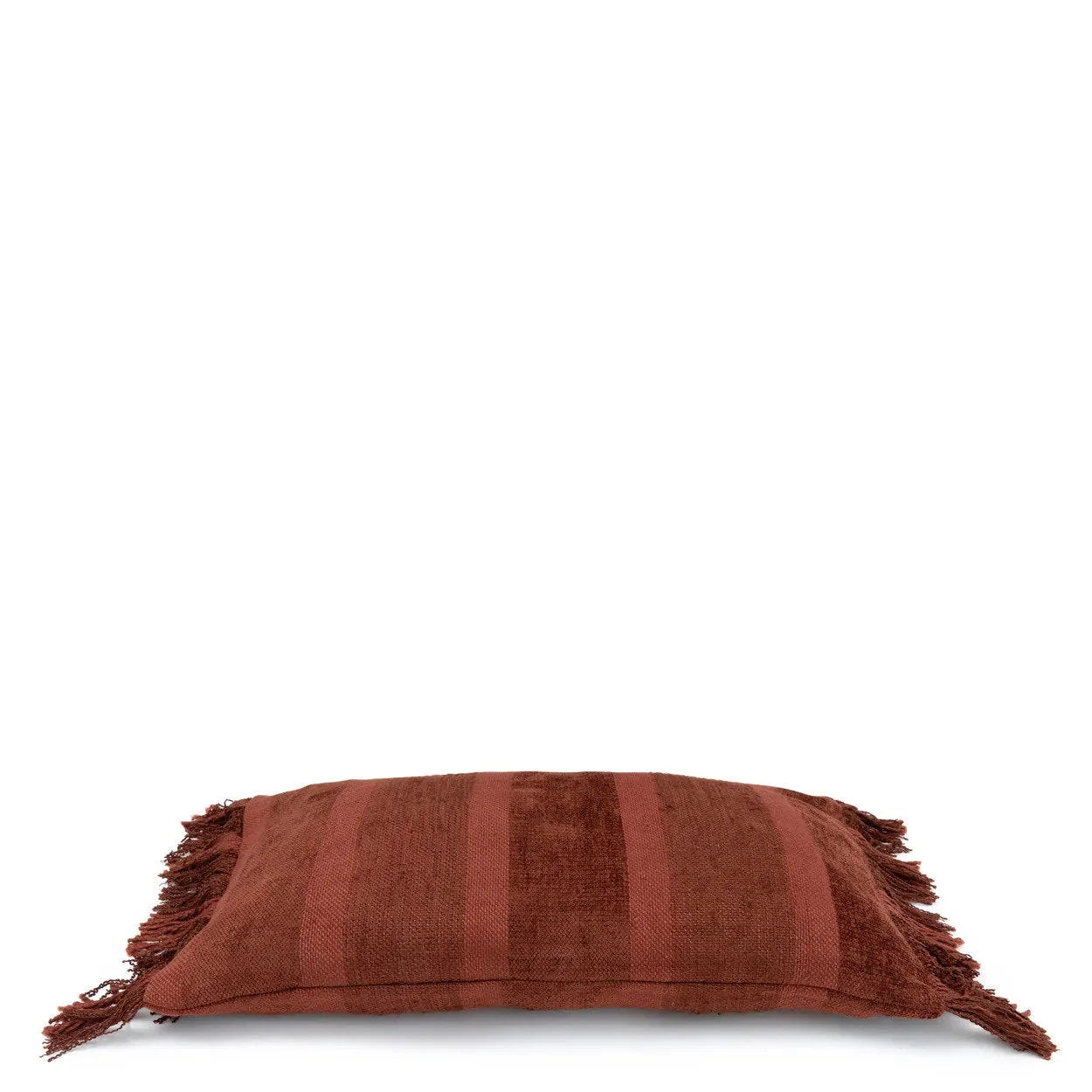 Housse coussin velours bordeaux rectangulaire - 30x50 cm
