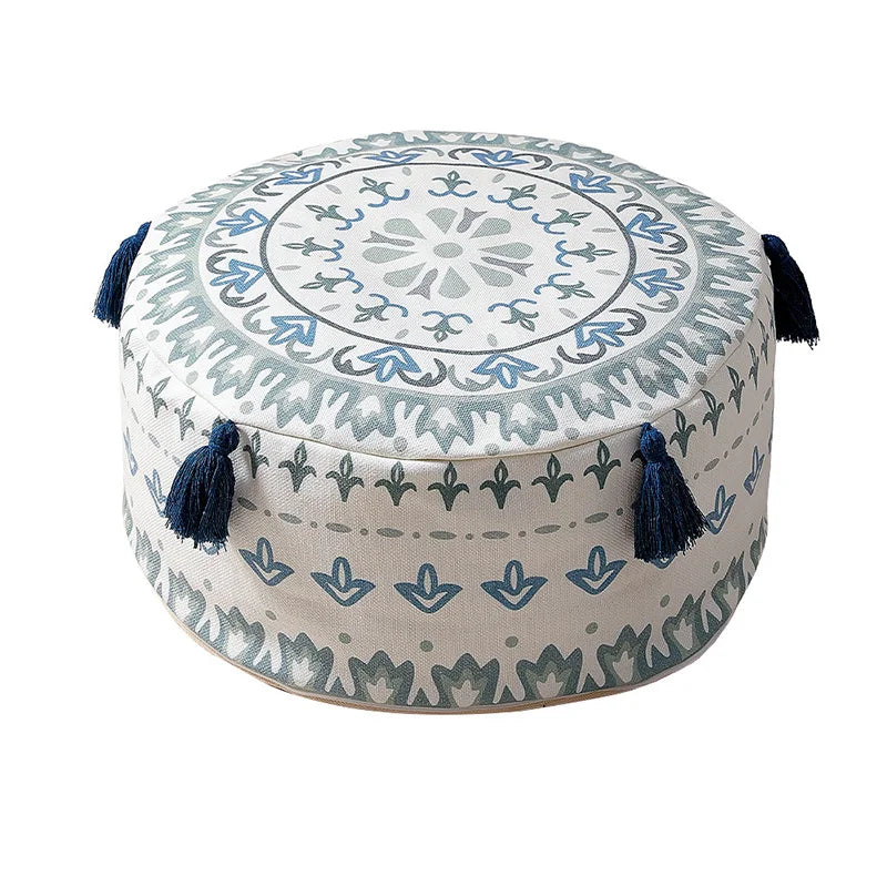 Housse de pouf rond